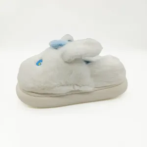 JDS Wholesale Ladies Home for Slippers Cute Animal Rabbit Design Soft and Cushioned Lightweight for Autumn and Winter