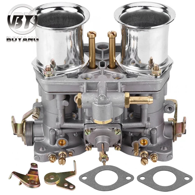 Brandbager 40 IDF Weber Style 2 Barrel Carburetor – For VW Beetle, Bug, Fiat – Aluminum, Direct Fit, 1 Year Warranty