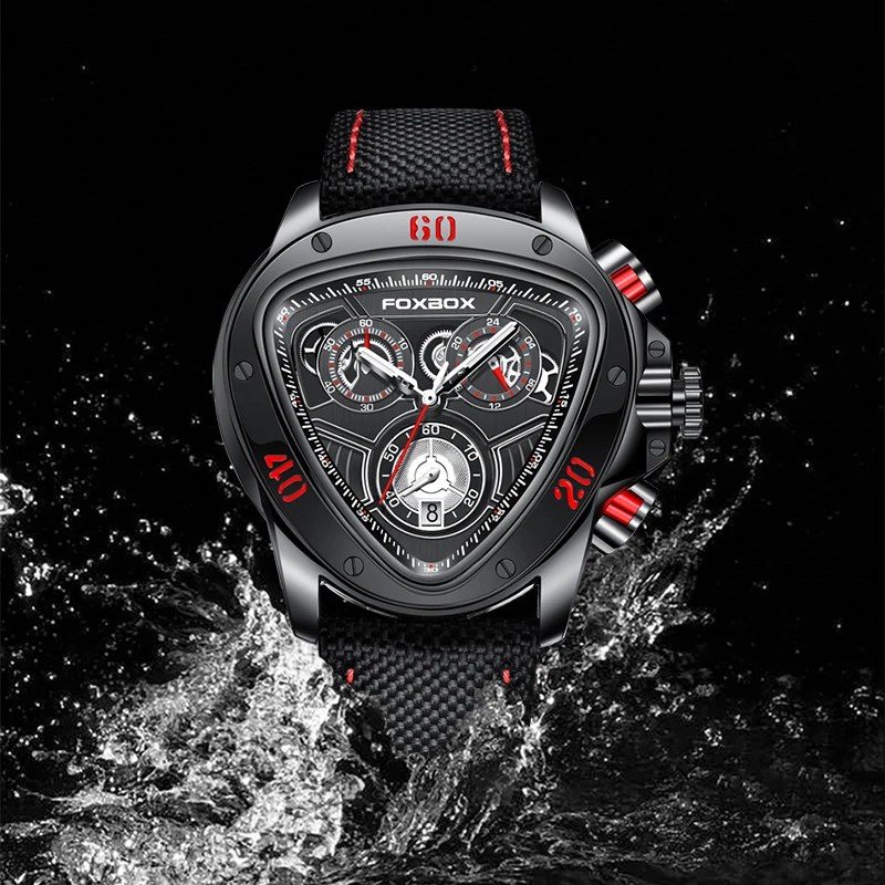 China Watch FOXBOX FB0026 - Sports Analog Watch with Canvas Band