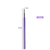 Purple metal handle liner nail brush 5mm