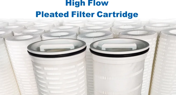 Polypropylene Glass Fiber Large Flow Pleated Filter Element Hf High ...