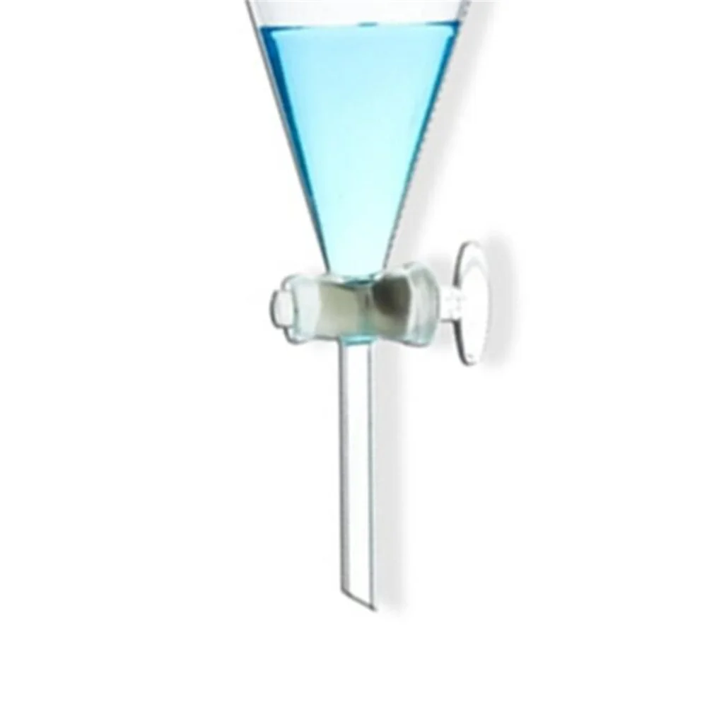 Liquan Laboratory glassware Pear Spherical Shape Borosilicate Glass Separatory Funnel Industrial