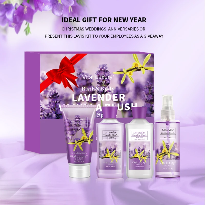 High Quality Organic Shower Gel Body Wash Luxury Lavender Shower Gel