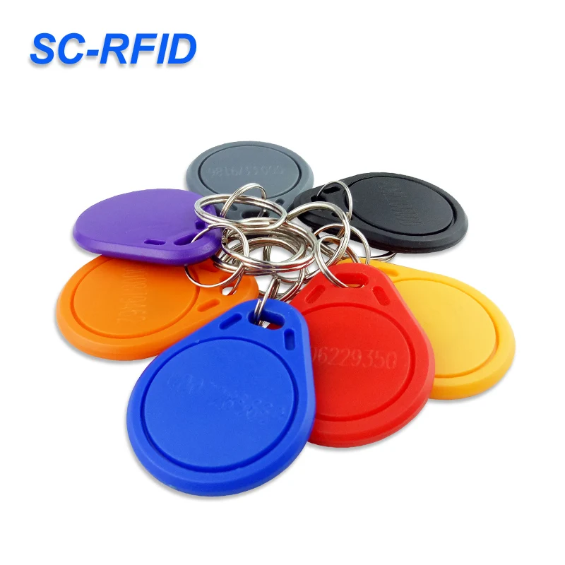 Customer Logo NFC Tag Smart NFC Keychain F08 Chip NFC Keyfob for Access Control System