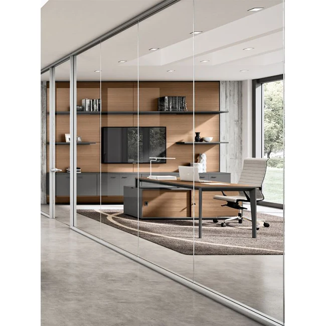 Modular Office Glass Partitions New York Office Cabin Glass Partition