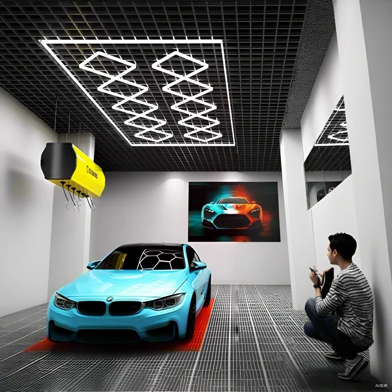 Detalhamento Industrial Garagem Carro Beleza Trabalho Inspeção Reparo Lâmpada Largura 80mm 6000K LED Alumínio à Prova d'Água IP65 Preço de Fábrica