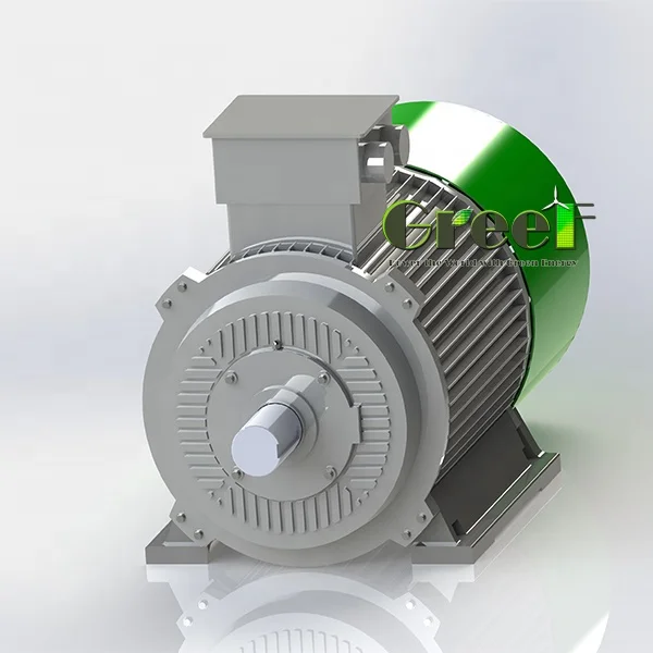 60 кВт 30 оборотов в минуту 3-х фазный генератор низких оборотах постоянный магнит генератор с бесщёточной системой возбуждения