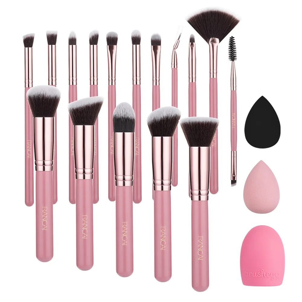 High Quality Wooden Handle Makeup Brush Set Private Label Luxury Make