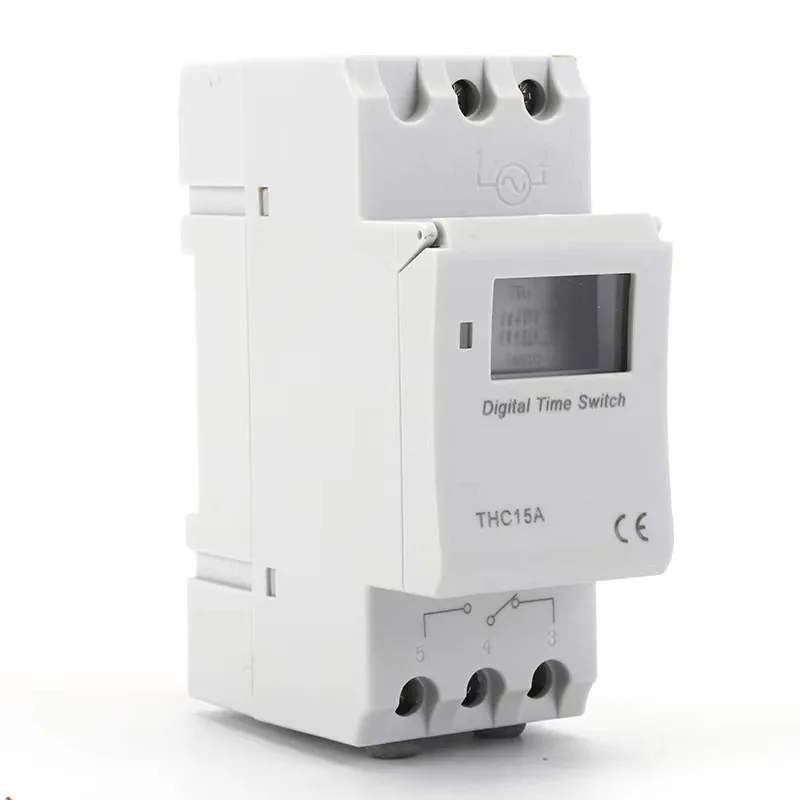 THC15A Digital Timer Switch 220V Automatic Street Lamp & Water Pump Control Timing Switch