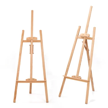 1.75m Adjustable Solid Pine Easel Colorful Easel Special Advertising Display Triangle Stand for Art Students Wholesale