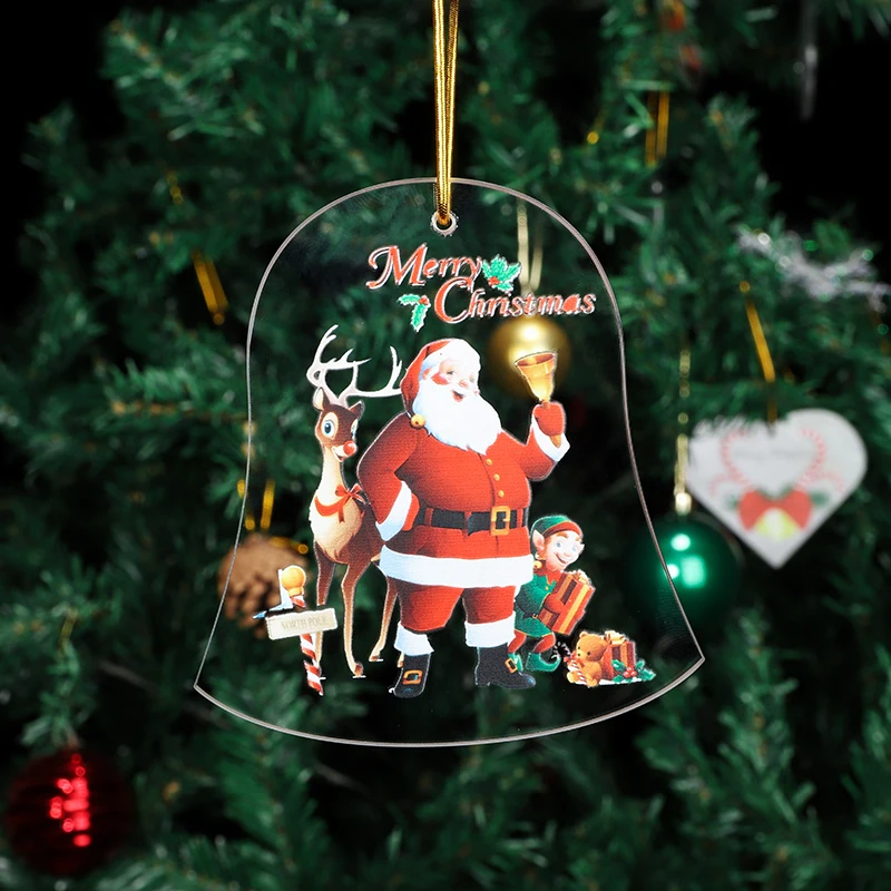 Xmas Tree Decoration Crystal Pendants Shinning Crystals personalized Glass Pendant manufacture