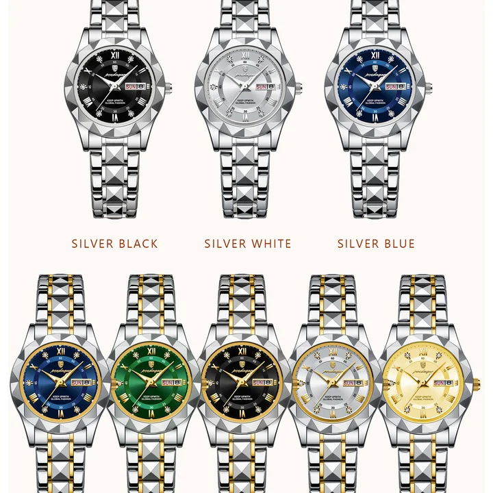 POEDAGAR 306 Luxury Ladies Luminous Dress Watch