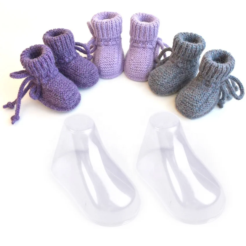 Lot De 10 Supports Plastique Transparent Pour Chaussures Bébé – Présentoir Pour Chaussons
