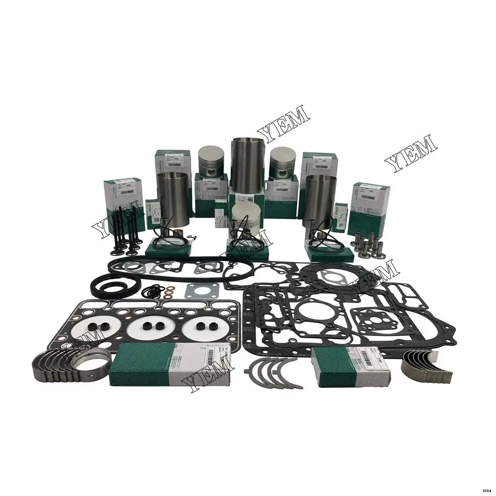 Wholesale High Quality D1302 Overhaul Repair Kit With Bearings Piston Rings Full Gasket Set Valve Liner Kit for Kubota