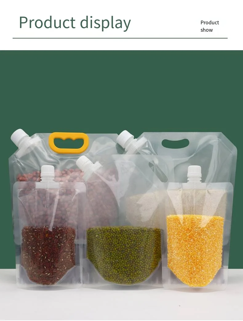 Multi-grain storage sealed bag Multi-grain Food grade hand suction bag household rice packaging bag details