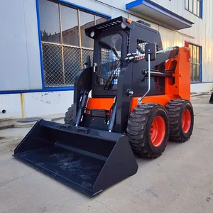 Good Quality Loader Skid Steer Crawler Wheel Skid Steer Loader Earth-moving Multifunctional Large Skid Steer Loader