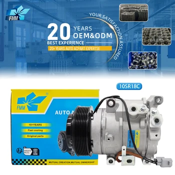 12V Auto Car AC Compressor Replacement 8832026680 for Toyota Regius 10SR18C Compatible R744 A/C Compressor