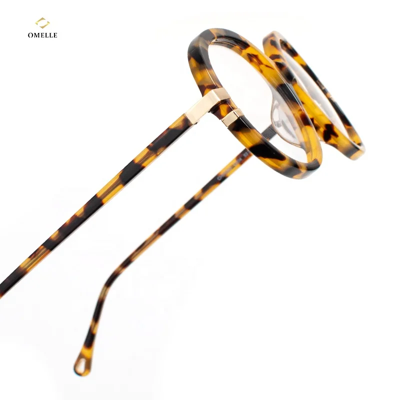 Omelle Unisex Customized Classic Acetate Optical Eyeglasses New Personalized Oversized Frame for Computer Use Women's