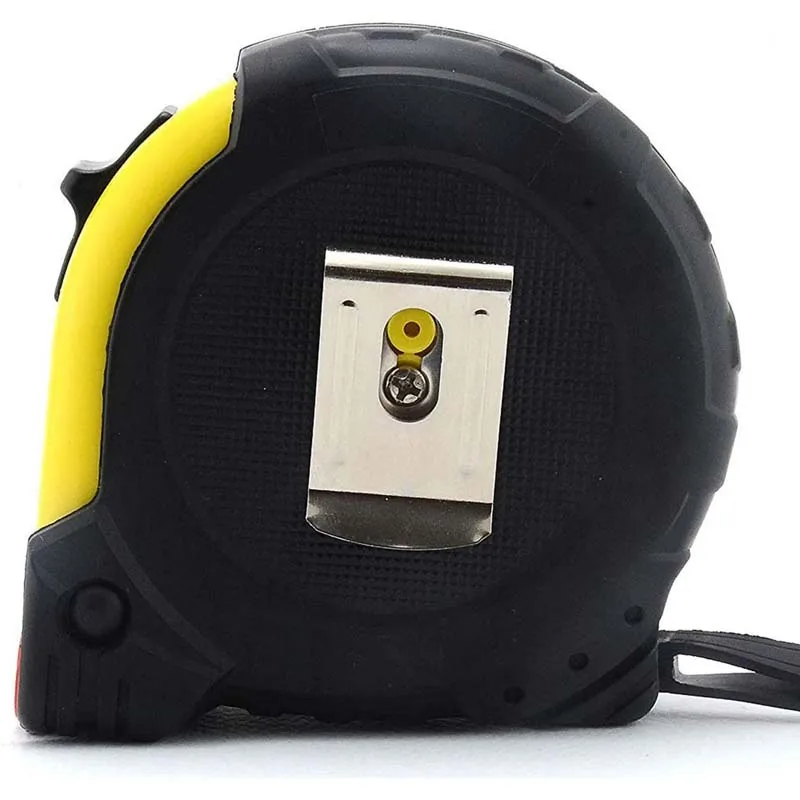 25 Ft Decimal Retractable Dual Side Ruler Engineers Electricians Magnetic Tip Rubber Casing Tool Measuring Tape Measure