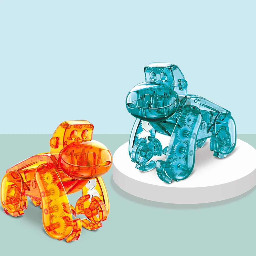 Обучающий стержень Qilong детский игрушечный робот «сделай сам» на солнечной энергии в форме