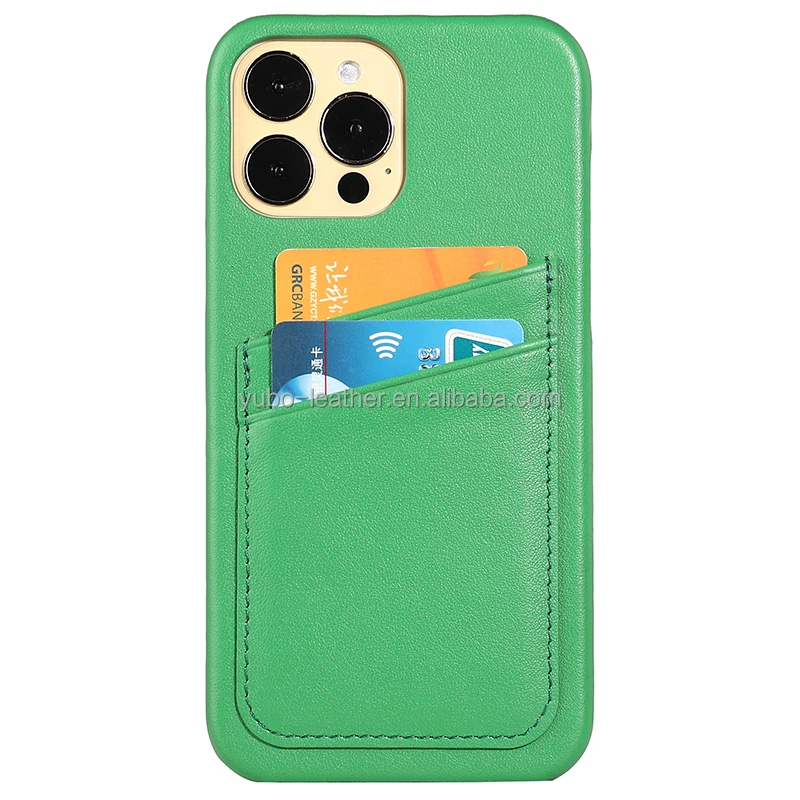 Dual Card Slot Leather Phone Case For Iphone 15 14 13,Cell Phone Case