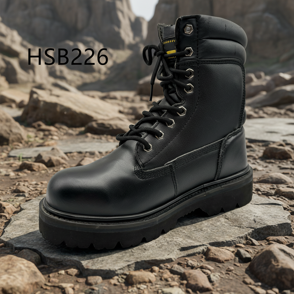 ZYF,Quarry Work Middle Cut Keep Warm Real Wool Lining Safety Boots Moist Proof EVA+Goodyea Rubber SA Standard Labor Boots HSB226