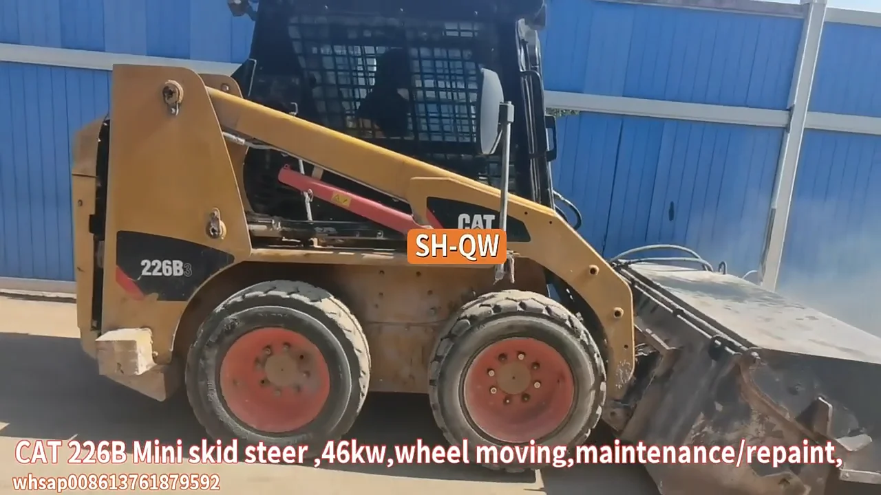 Cat 226b Infront Mini Skid Steer Mini Usa Skid Steer Loader Stock For Sale Used Caterpillar 226b