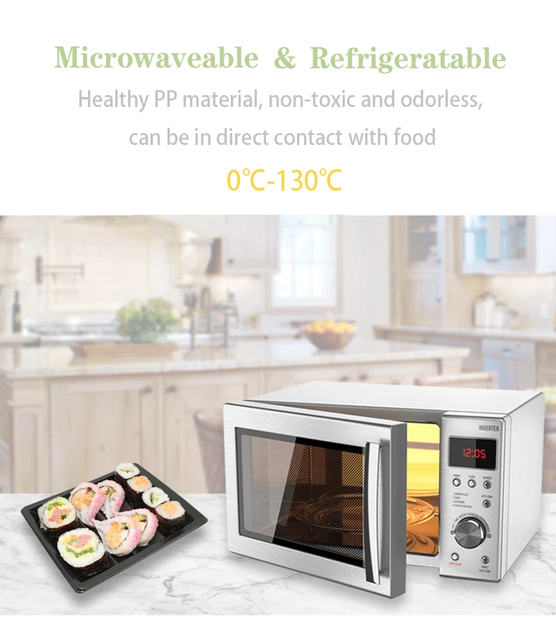 Heartshaped Take Away Disposable Sushi Tray With Lid For Lover Honey