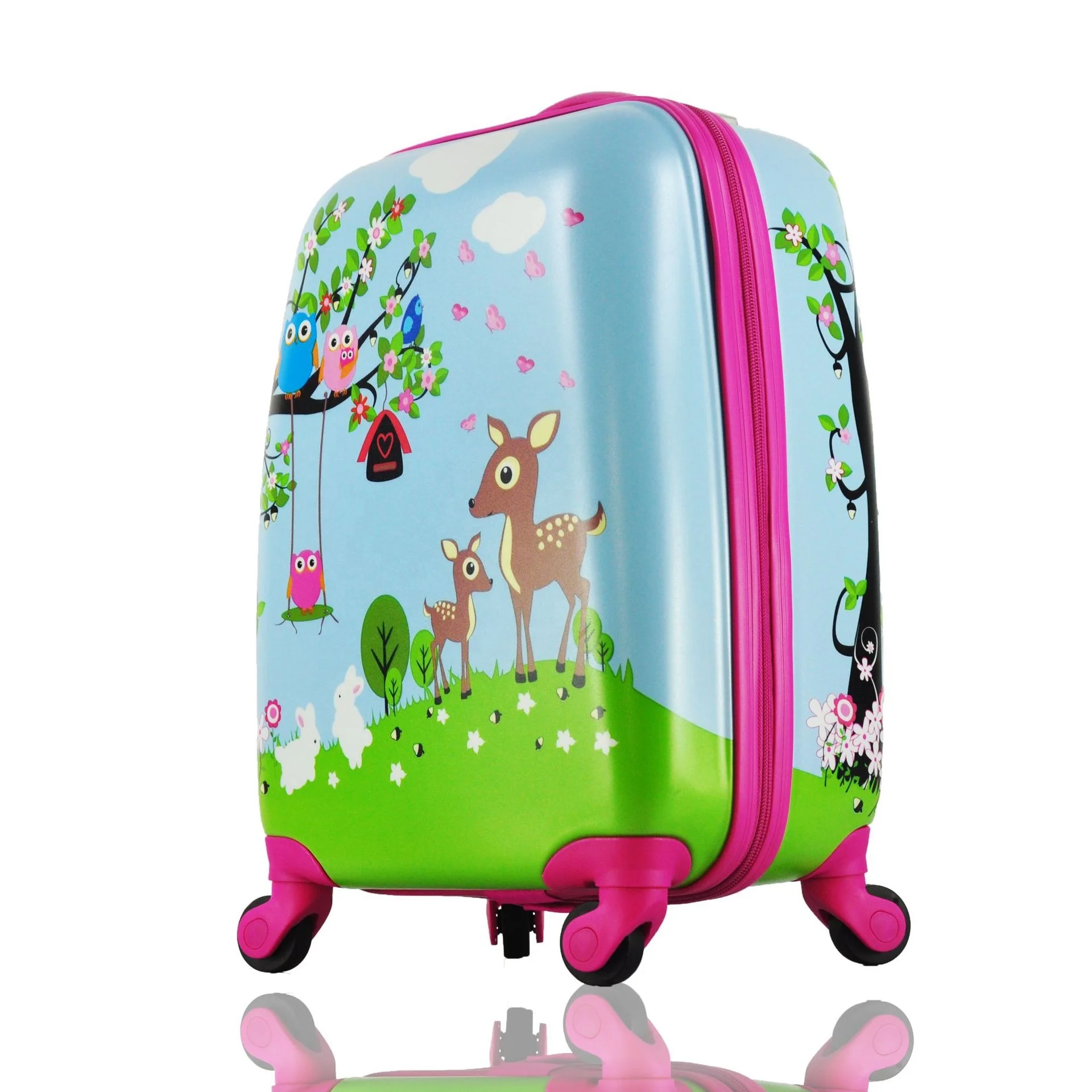 Multi Printed Customization Kid's Suitcase Factory Hardside Carry-on Luggage Manufacturer Children PC Trolley Case