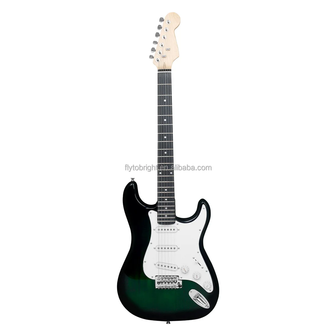 Custom Green Musical 6 Stringed Instruments Acoustic Electric Bass Guitar Buy Kit and Pickup