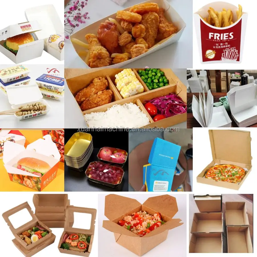 ZF-800Plus Automatic Food Lunch Carton Erecting Forming Machine