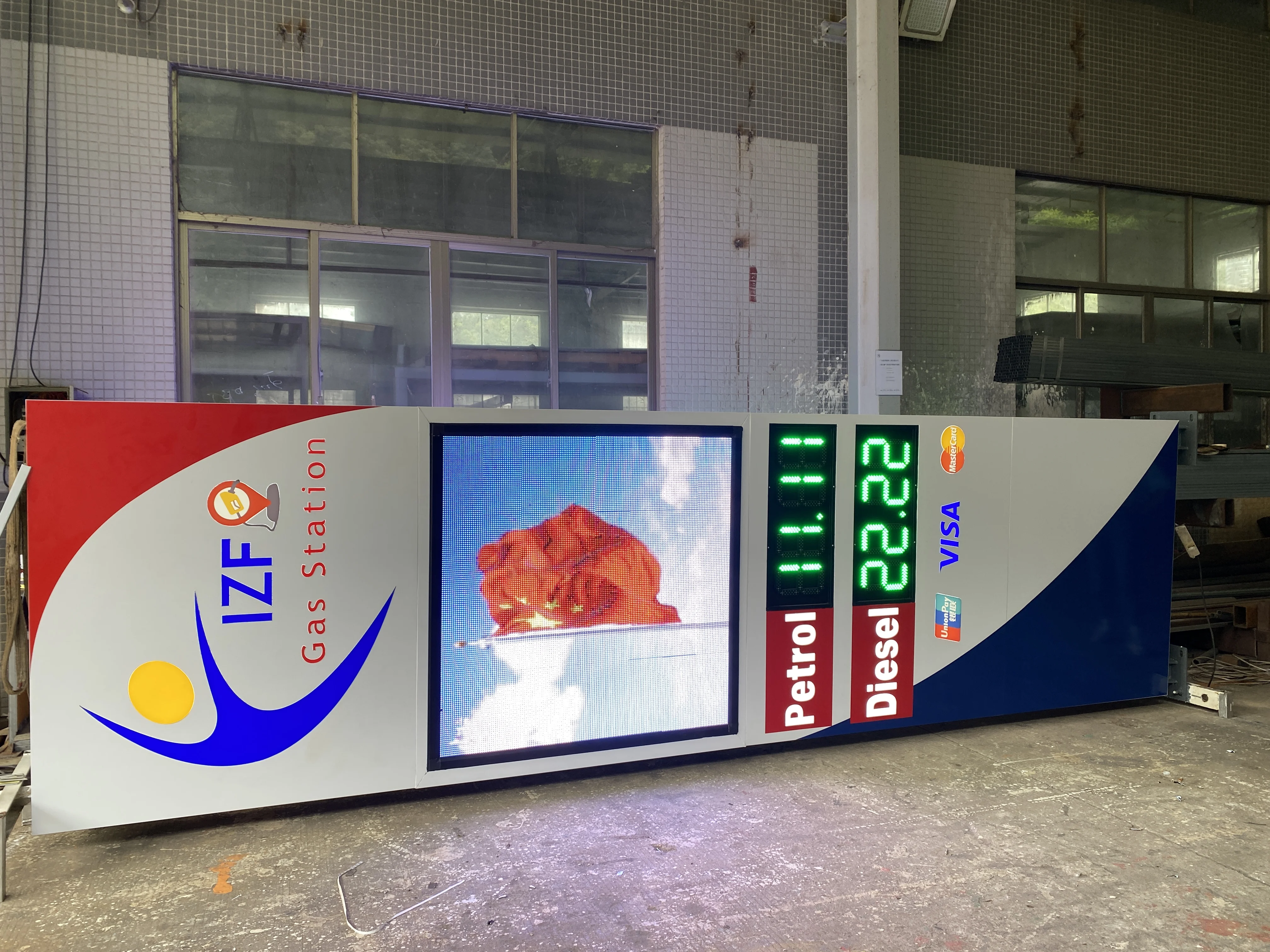 Mobil ガスステーション　プライス看板 モービルガソリンスタンドサプライヤーとメーカー - カスタム