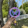 6-inch colorful butterfly teardrop tail