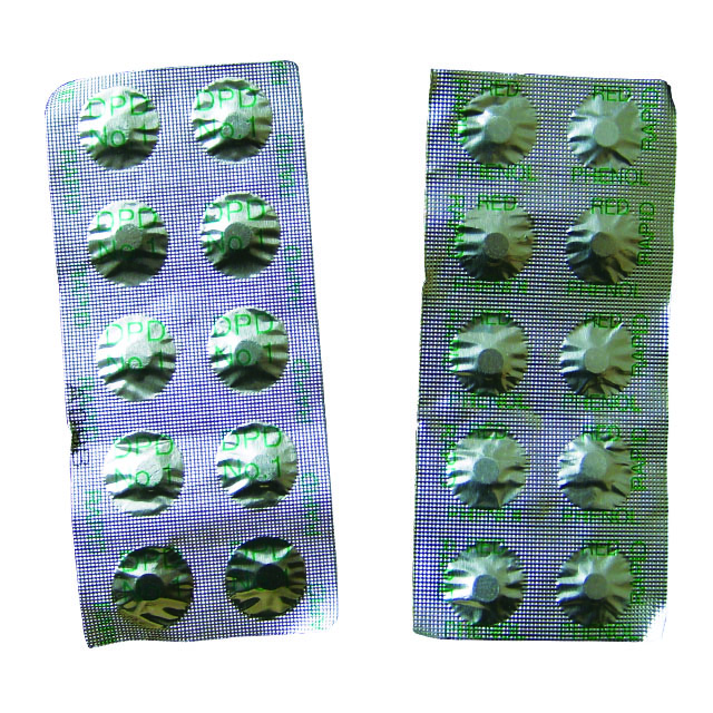 DPD and Phenol Red Refill Tablets  Test Tablets  Pool test Tablets