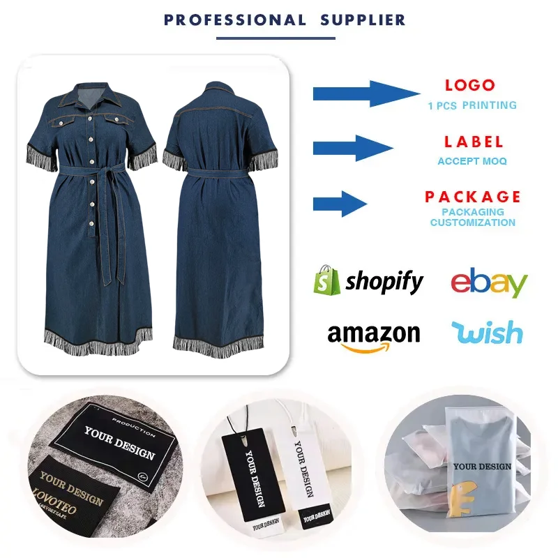 ebay ladies denim dresses Women's Denim Dresses for sale