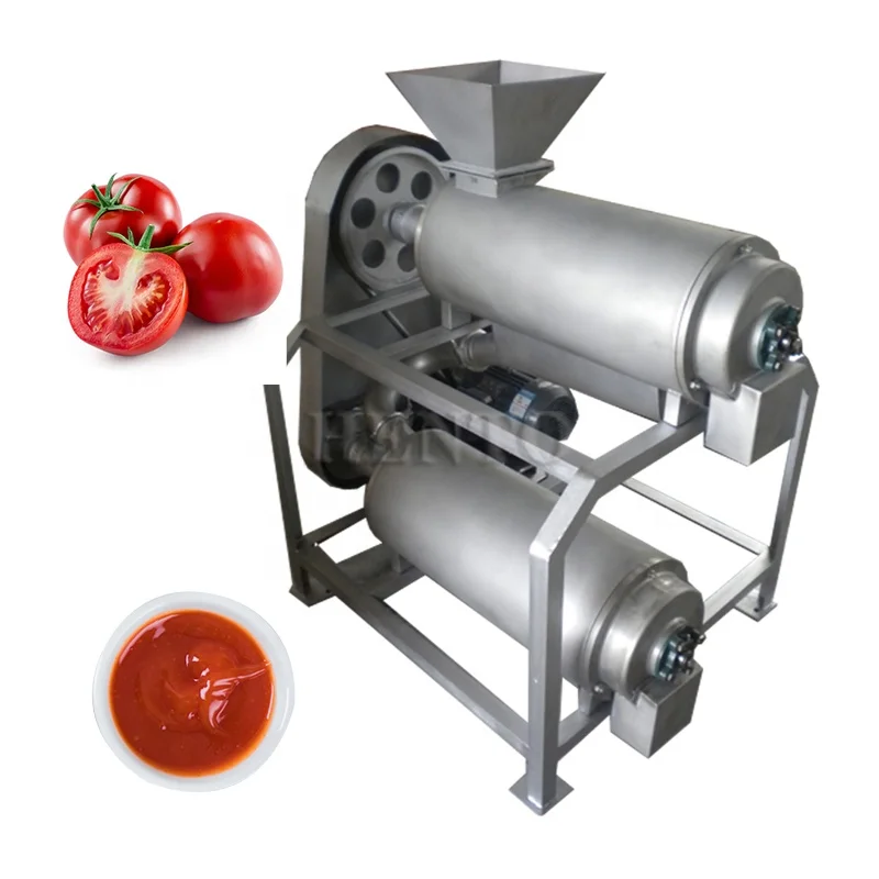 High Performance Guava Pulp Machine / Mango Pulp Juice Making Machine / Fruit Pulper Machine