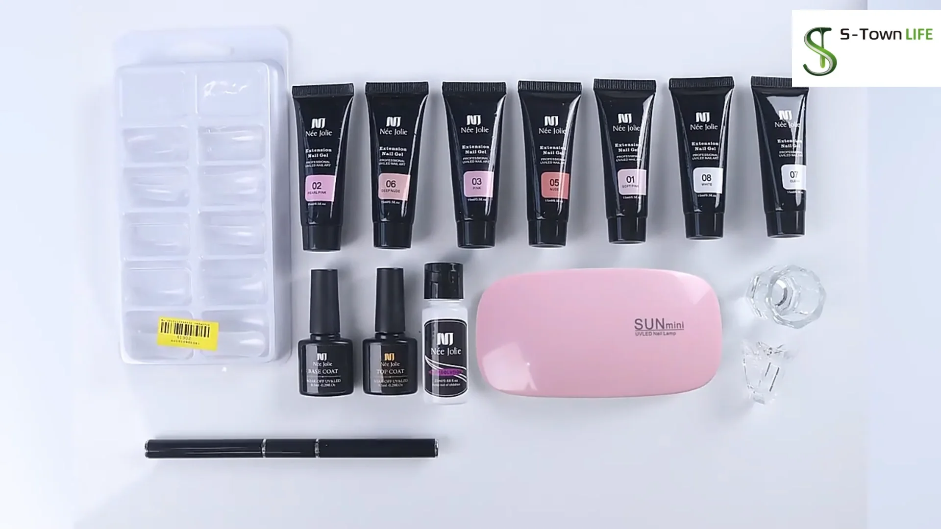 Professional Nail Extension Gel Kit Uv Nails Lamp Manicure Equipments