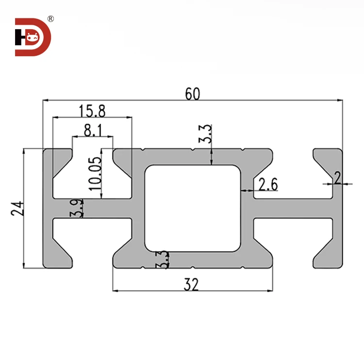 product 2460 robotic arm extruded aluminum profile fixture bracket protective cover silicone sleeve accessory fixture-3