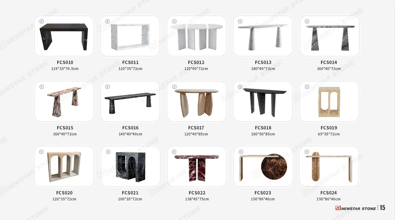 Black Marble Entry Table Arch Console Natural Marble French Style ...