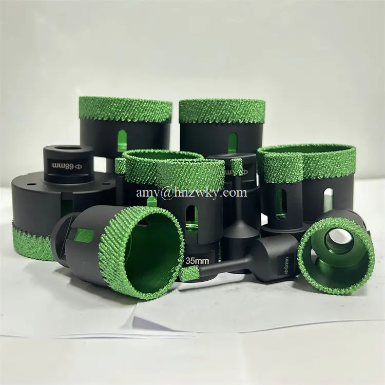 Set 7 Punte Diamantate Per Gres Porcellanato | Per Forare Piastrelle, Granito, Ceramica E Vetro - Diametri 6-16mm