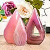Pink Agate Teardrop