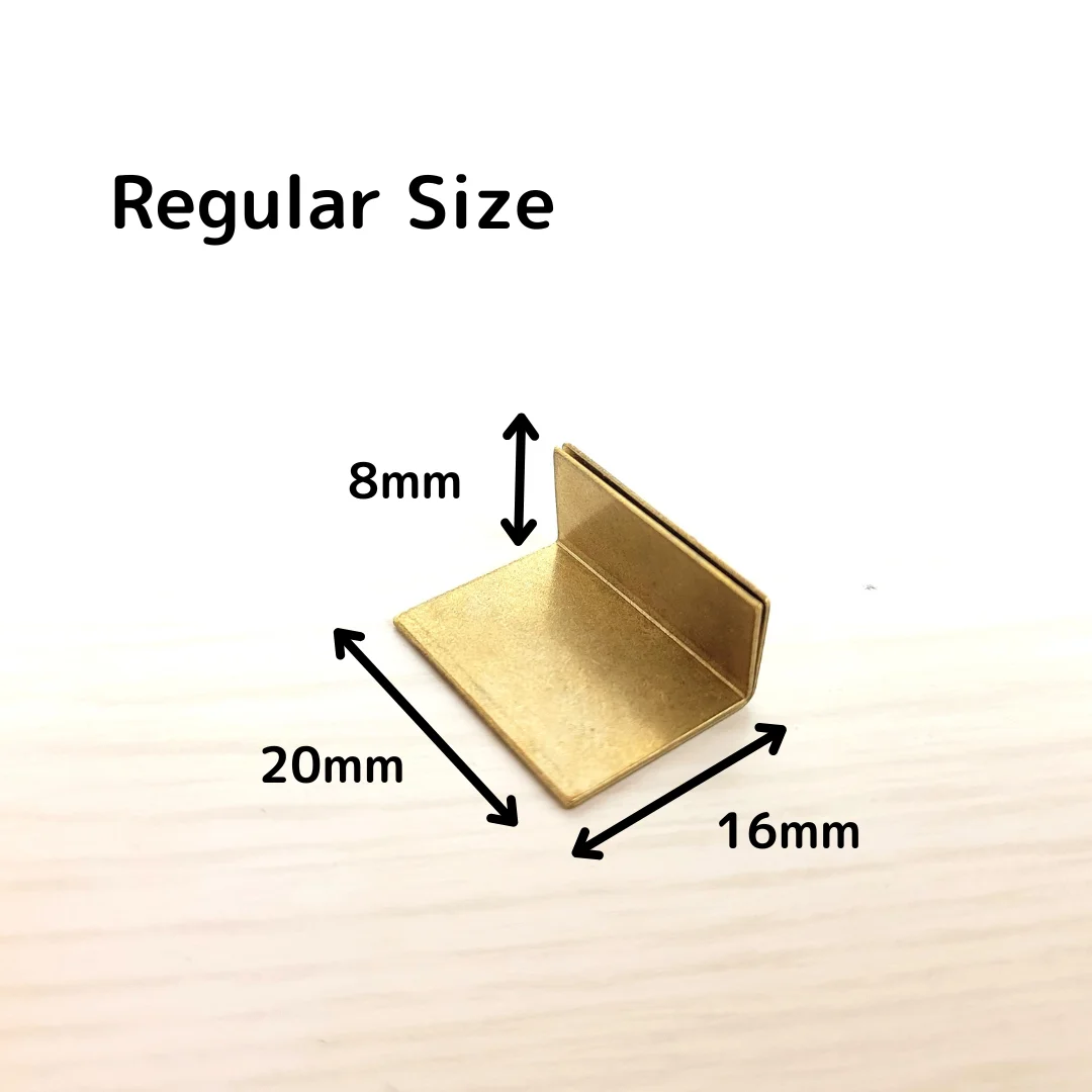 Lshaped Antique Finish Stainless Steel Brass Menu Card Display Stand