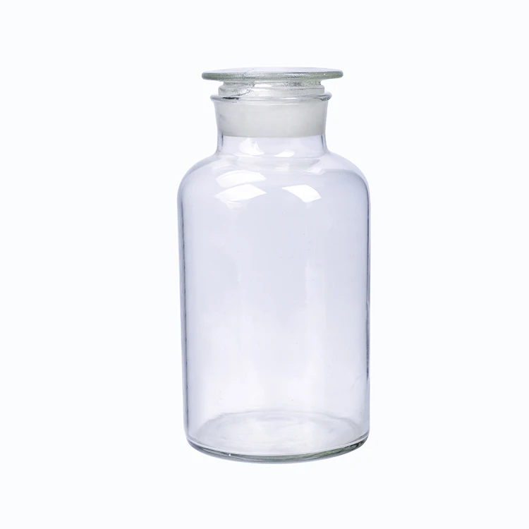 Factory Direct Supply 2500ml Big Capacity clear Amber Glass Reagent Bottle