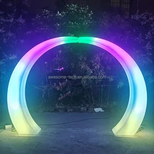 Wholesale Arch Waterproof Outdoor RGB LED Lights IP65 Color-Changing Holiday Decoration for Christmas New Year Wedding Parties