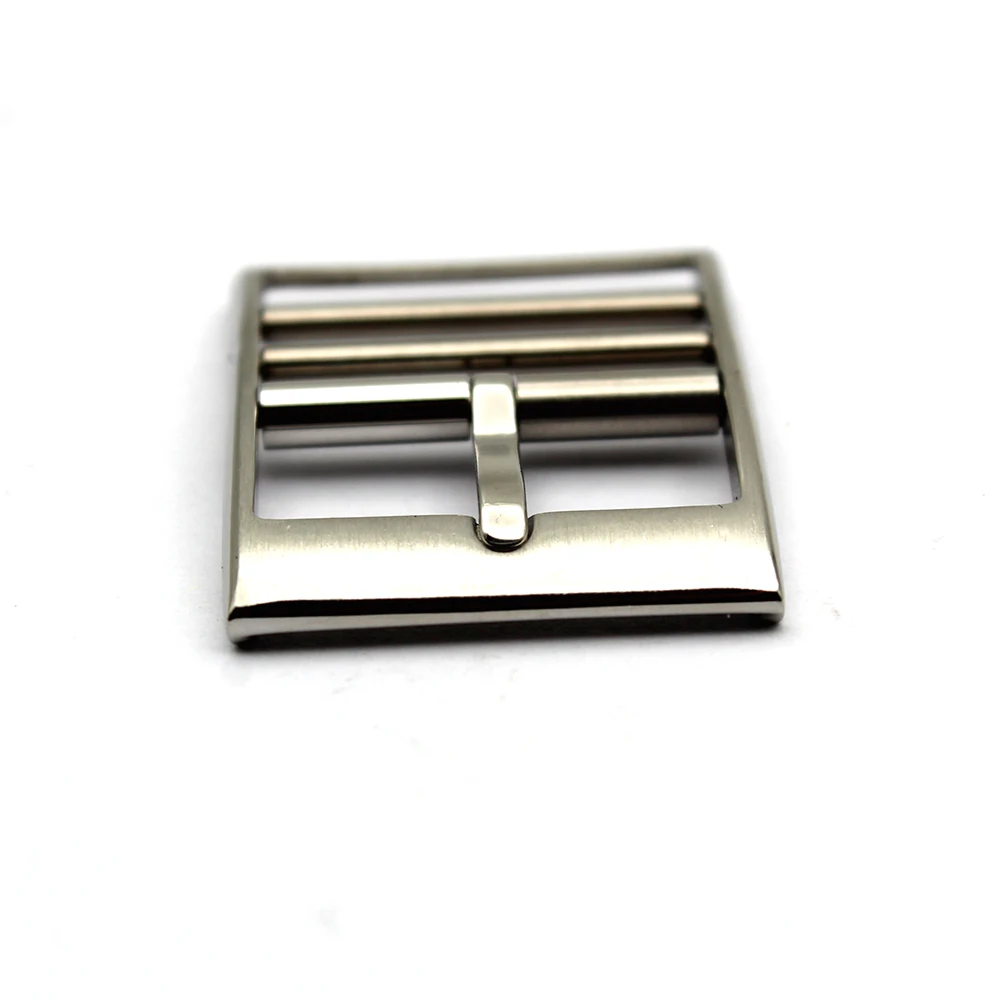 316L Luxury Design Edge Tongue Polished Top Brushed Stainless Steel Watch Buckle for Nylon TUDO Watch