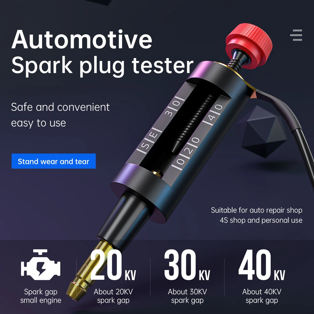 Adjustable Spark Plug Tester Wrench for Car Ignition System Code Reader Car Repair Tool and Engine Tester Auto Accessories