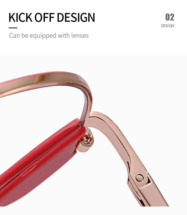 Ms 96026 Eyeglasses 2022 New Metal Frame Inspired Design Youth Series Appearance Level Women's