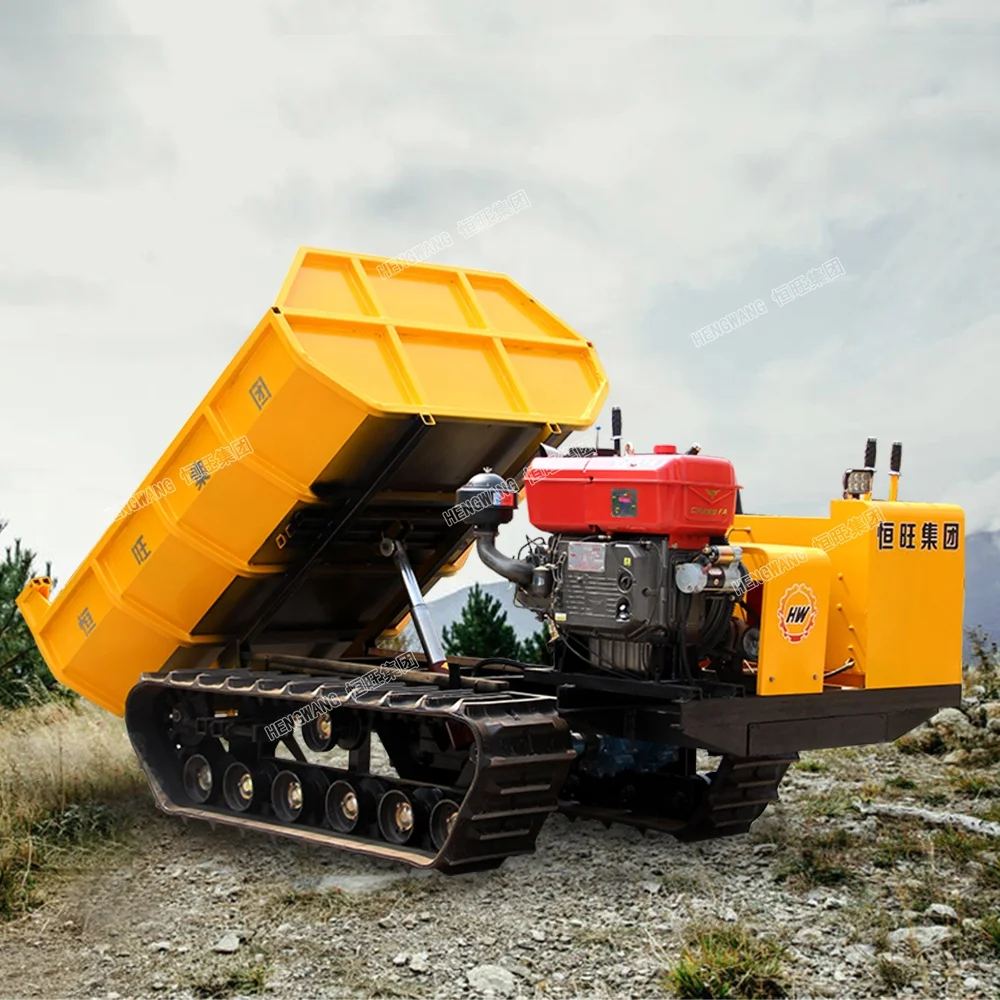Mini Rubber Track Carrier Crawler Transporter Dumper