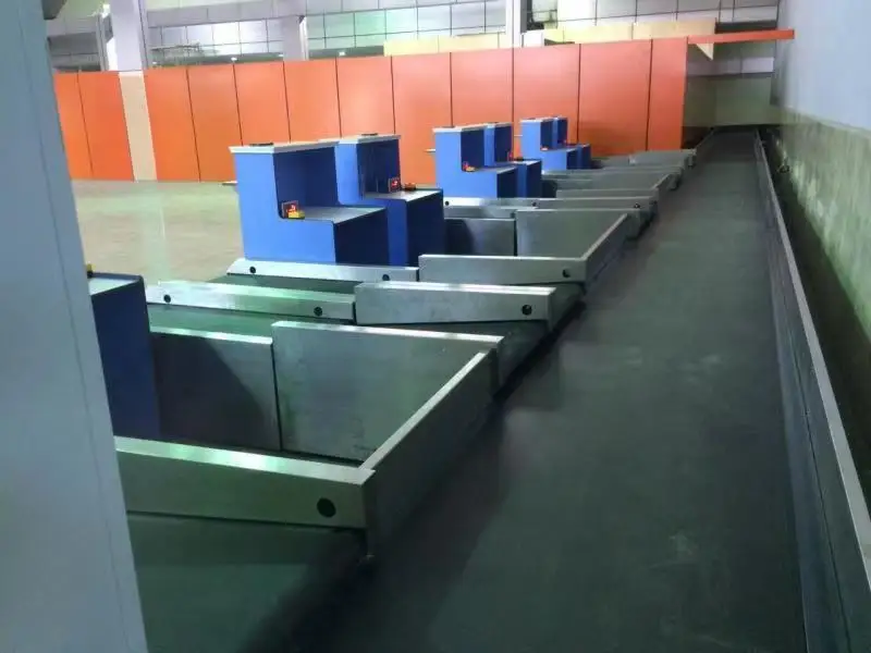 Airport Baggage Sorting System Baggage Conveyor Belt System at Airport
