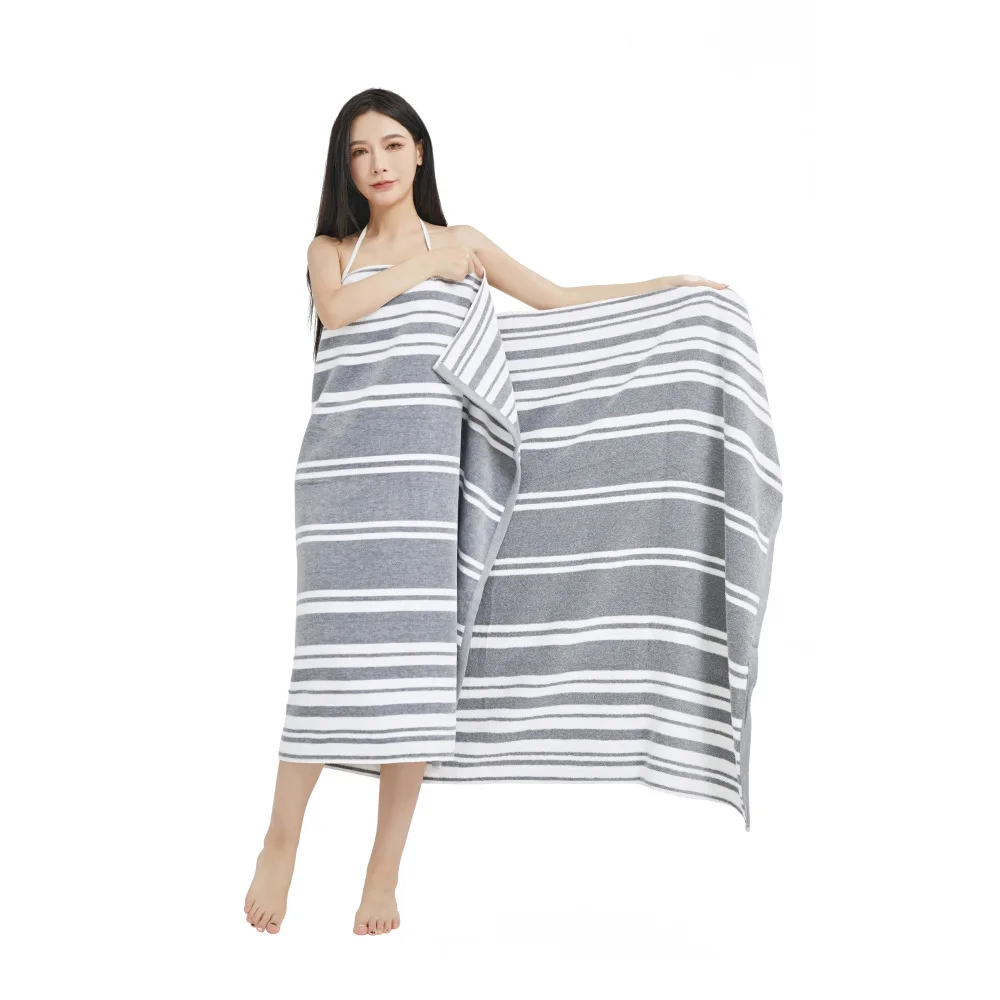 Factory Custom Summer Travel Printed Bath Pool Swim Towels With 100